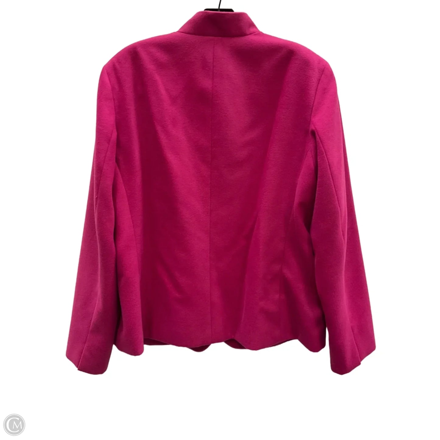 Coat Peacoat By Chicos In Pink, Size: Xl
