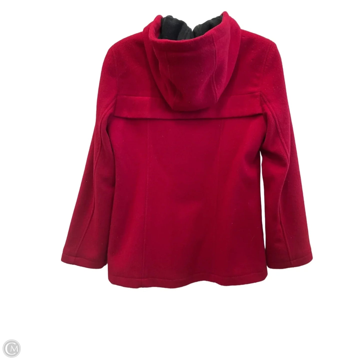 Coat Peacoat By Clothes Mentor In Red, Size: M