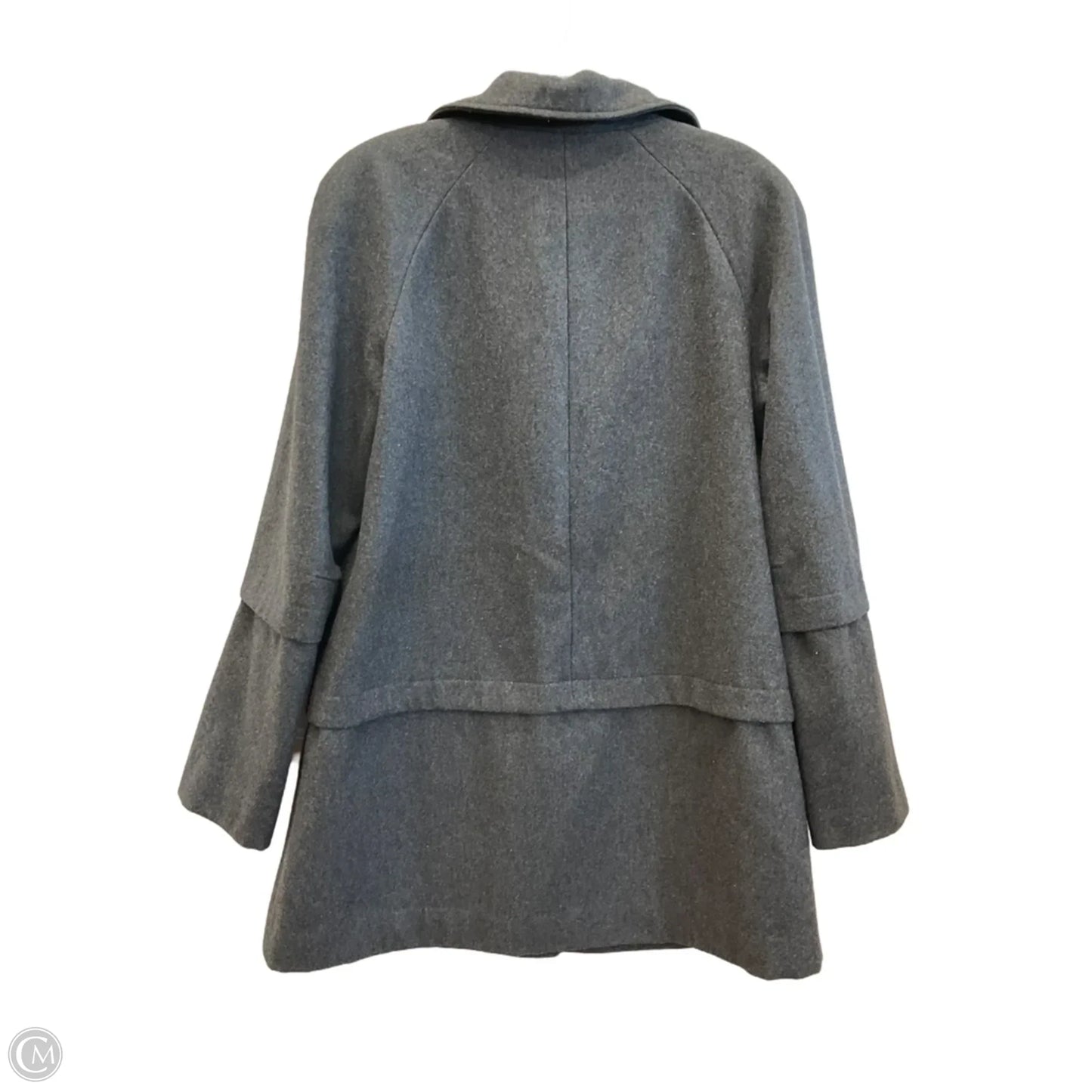 Coat Peacoat By Nine West In Grey, Size: L