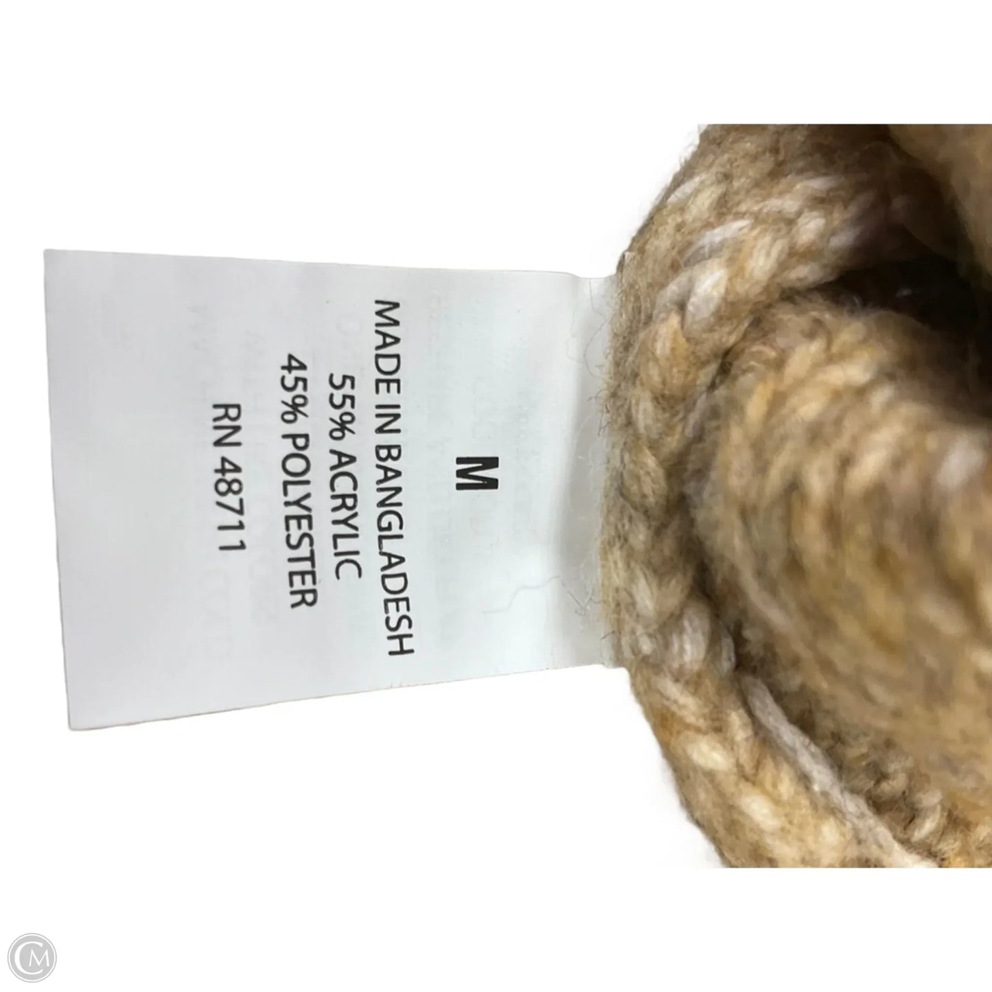 Sweater By Falls Creek In Tan, Size: M