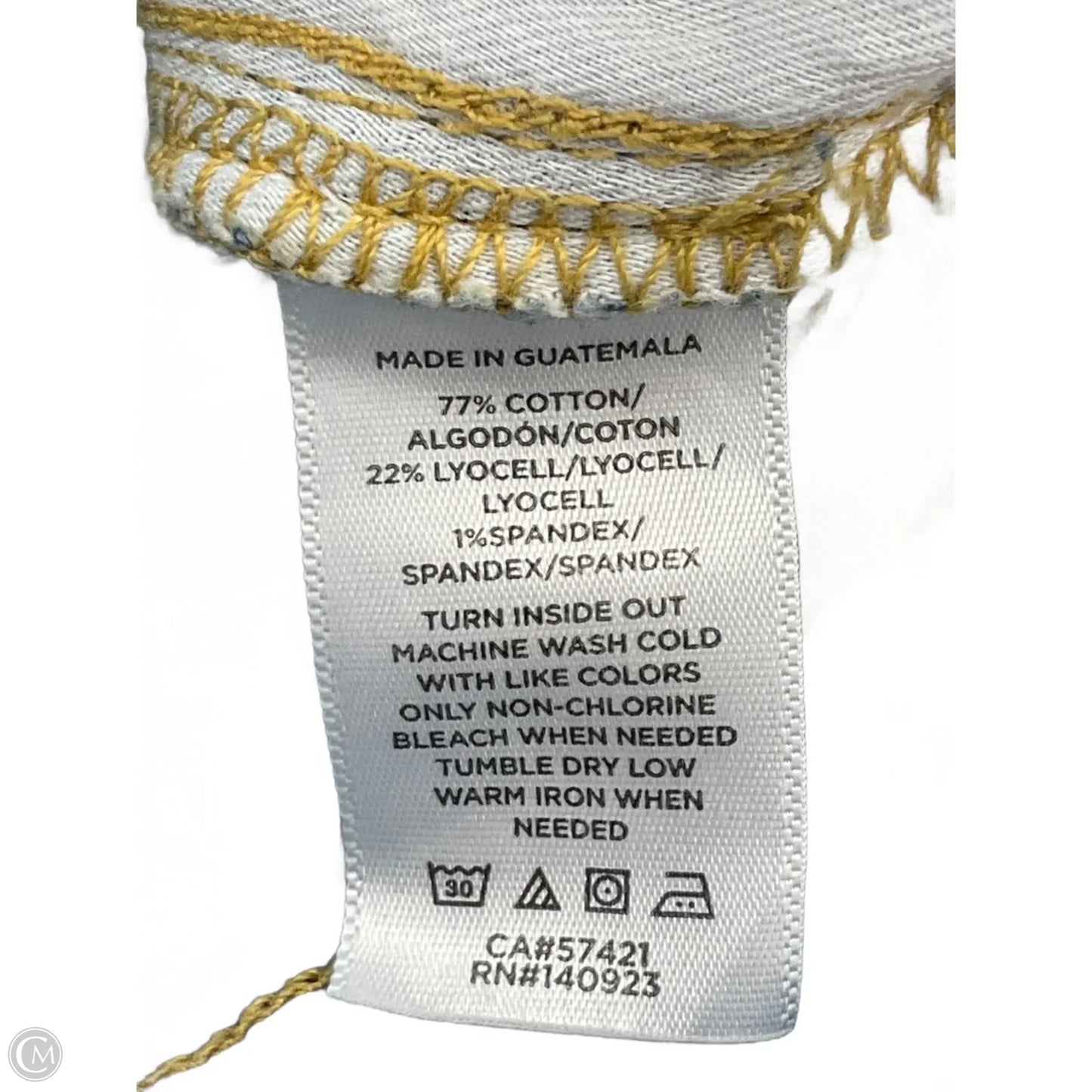 Jeans Straight By Loft In Blue Denim, Size: 12