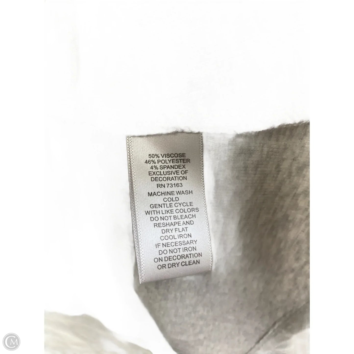 Top Long Sleeve By Cupio In Grey, Size: 2x