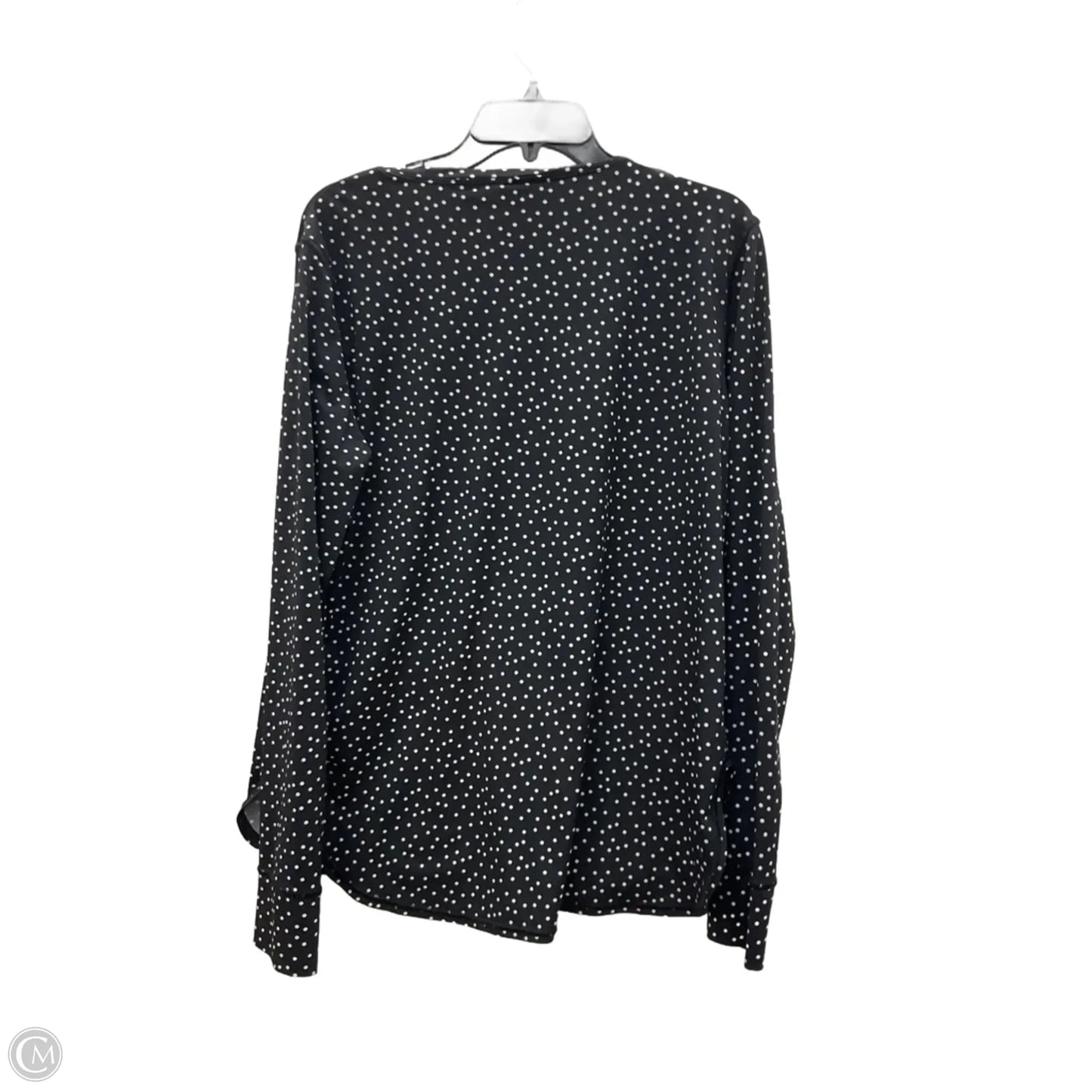 Top 3/4 Sleeve By Tommy Bahama In Polkadot Pattern, Size: Xl