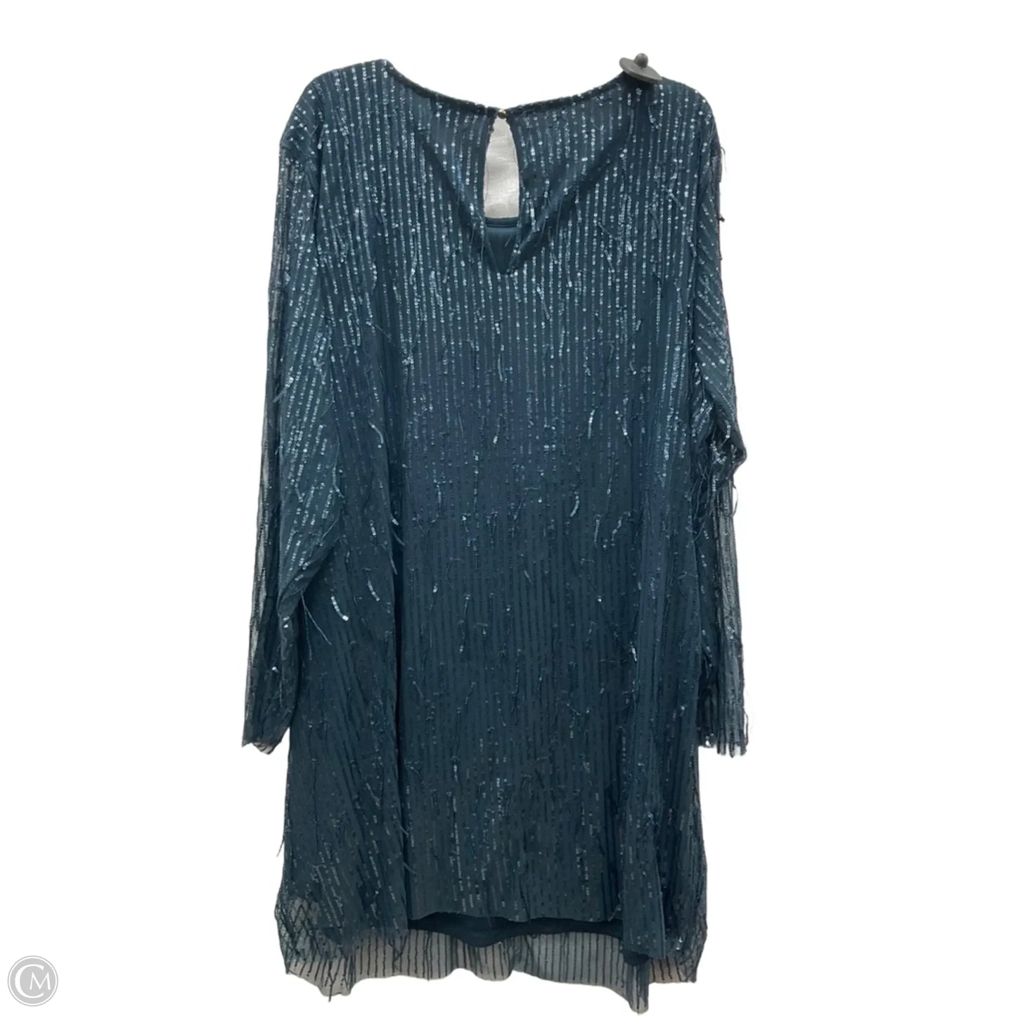 Dress Party Short By Avenue In Teal, Size: 26