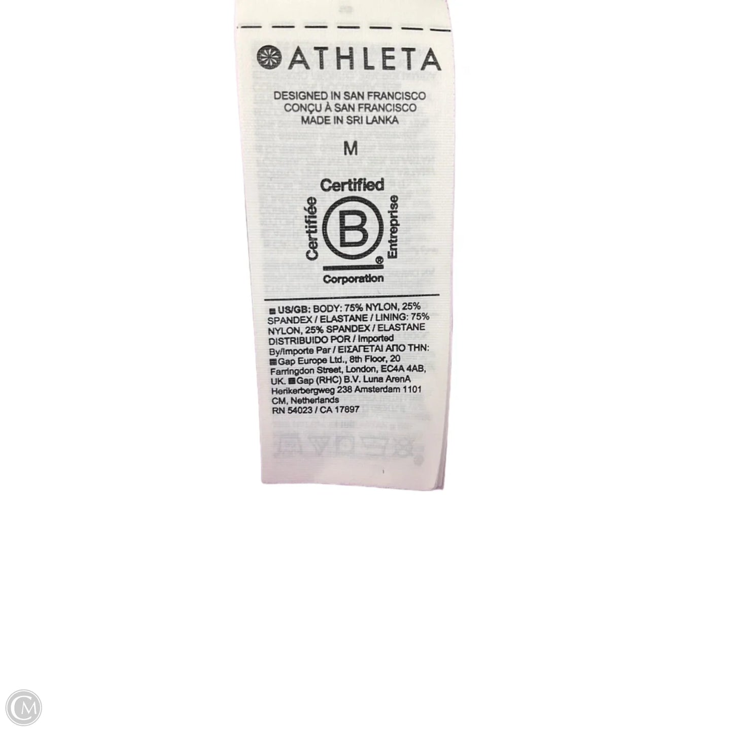 Athletic Bra By Athleta In Purple, Size: M