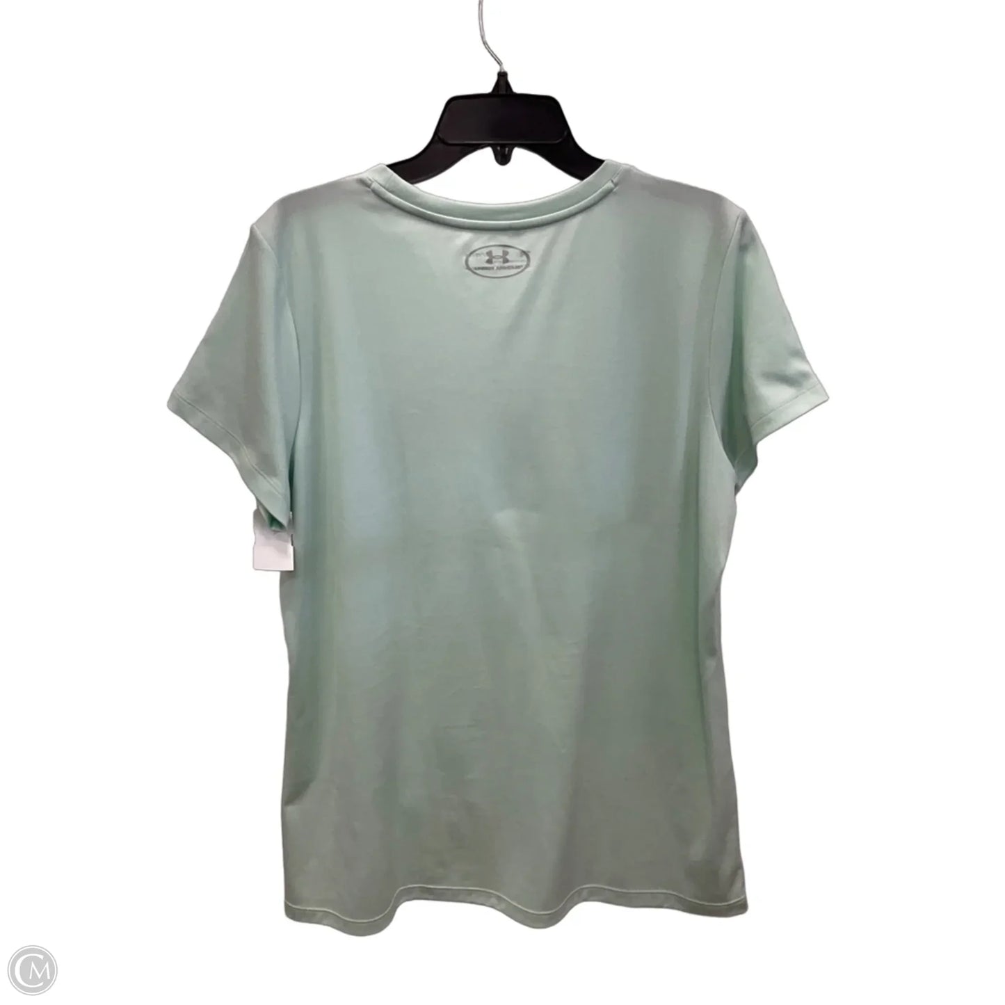 Athletic Top Short Sleeve By Under Armour In Green, Size: Xl
