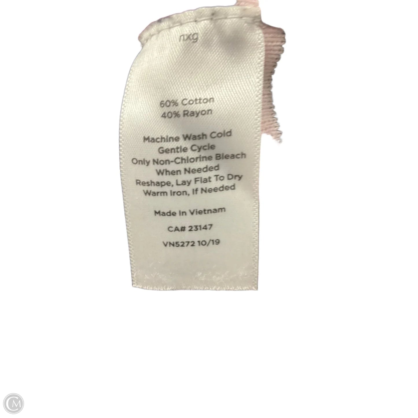 Top Long Sleeve By Talbots In Striped Pattern, Size: Xlp