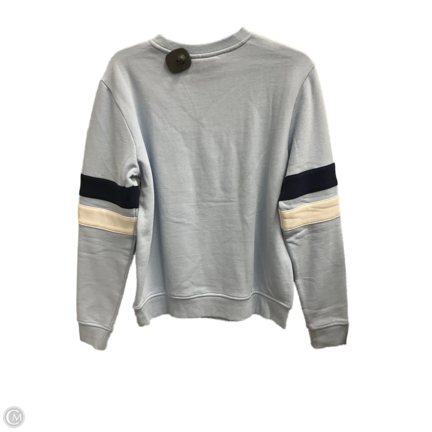 Athletic Top Long Sleeve Collar By Fila In Blue, Size: S