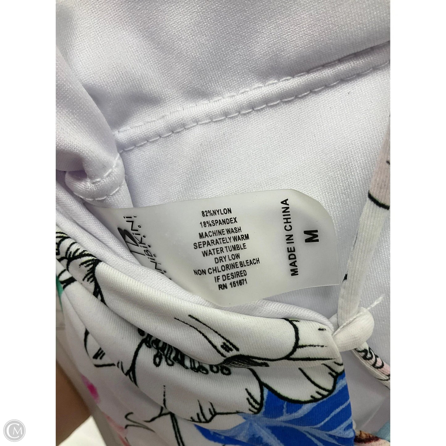 Swimsuit By Clothes Mentor In Floral Print, Size: M