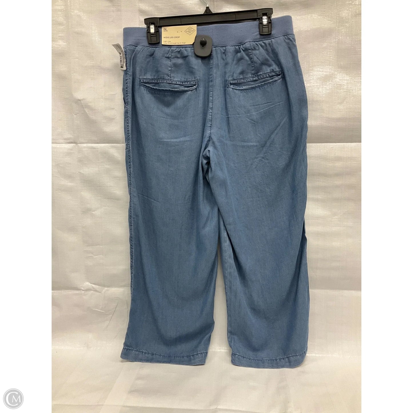 Capris By St Johns Bay In Blue Denim, Size: Mp
