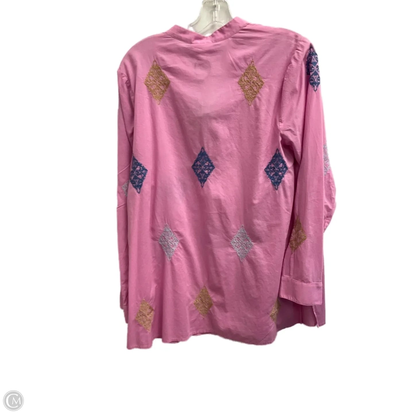 Blouse Long Sleeve By J. Jill In Pink, Size: S