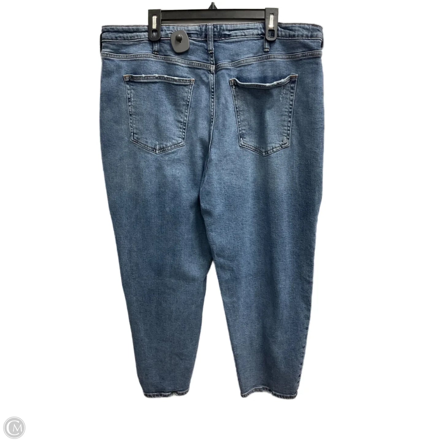 Jeans Straight By Silver In Blue Denim, Size: 22