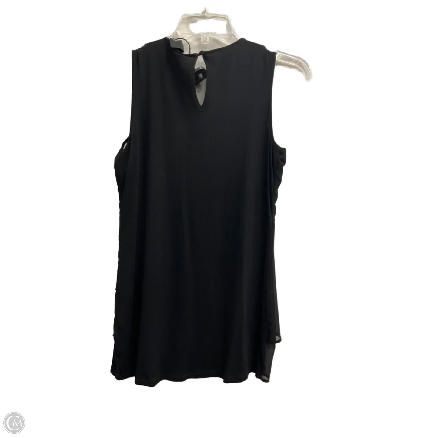 Top Sleeveless By White House Black Market In Black & Silver, Size: Xxs