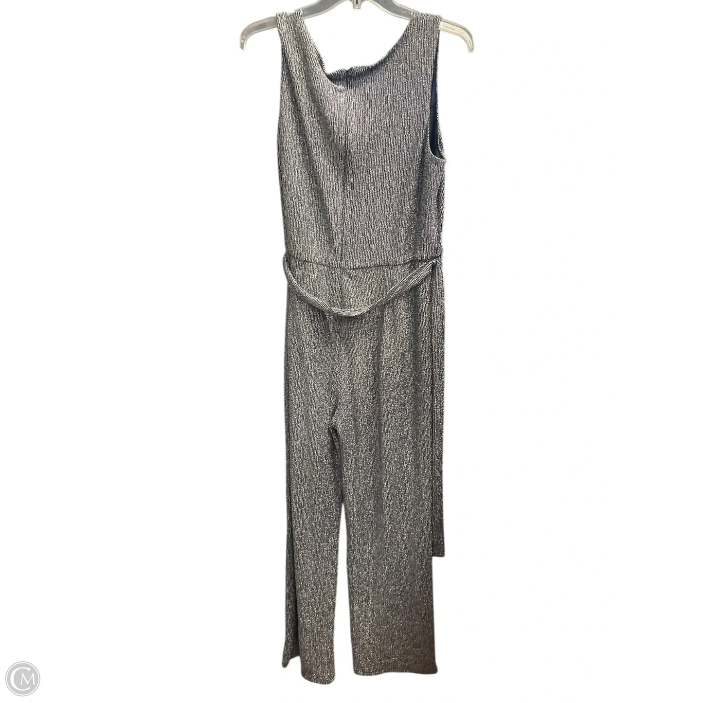 Jumpsuit By Nicole Miller In Silver, Size: Xl