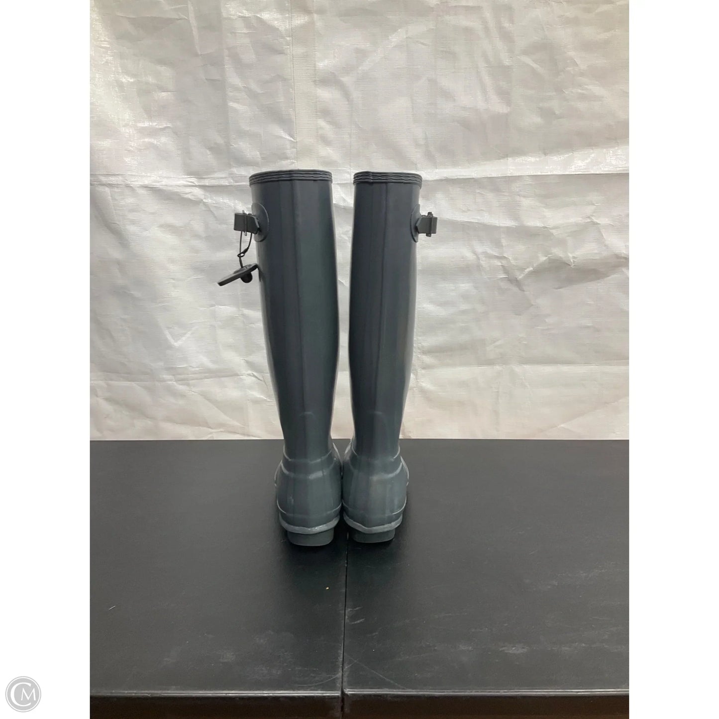 Boots Rain By Hunter In Blue, Size: 8