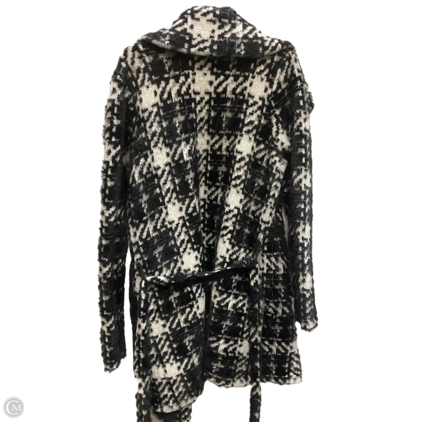 Coat Faux Fur & Sherpa By White House Black Market In Black & White, Size: Xl