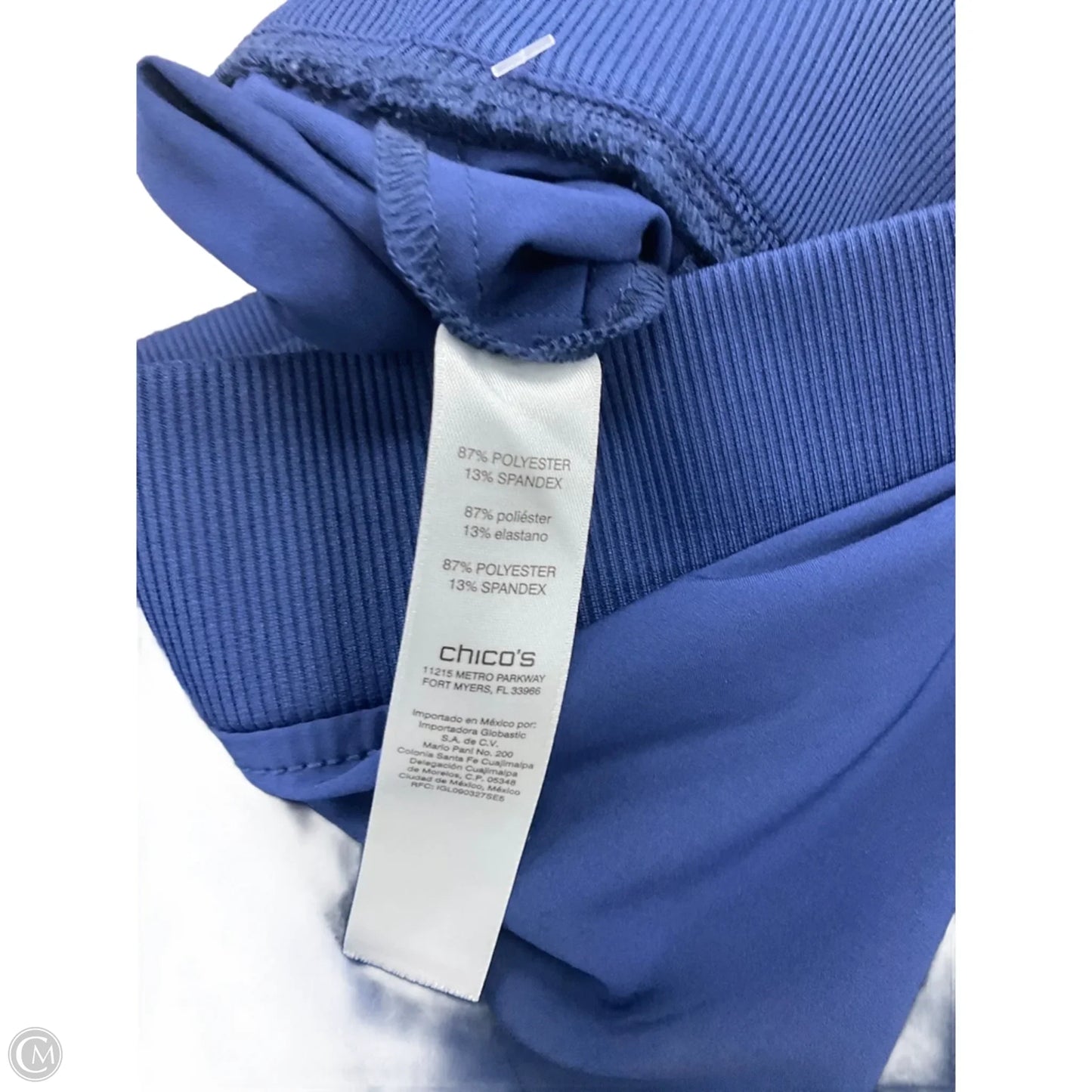 Athletic Pants By Zenergy By Chicos In Blue, Size: Xl