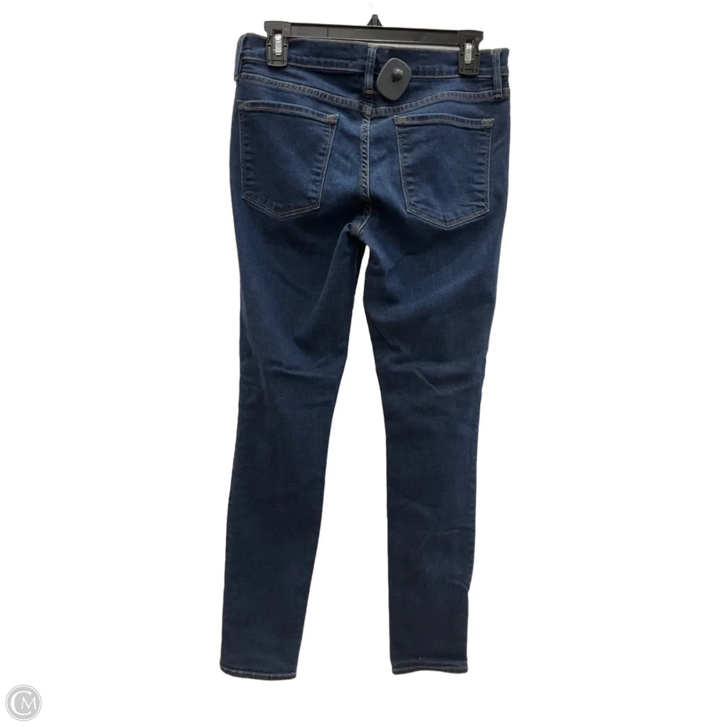 Jeans Skinny By Frame In Blue Denim, Size: 10