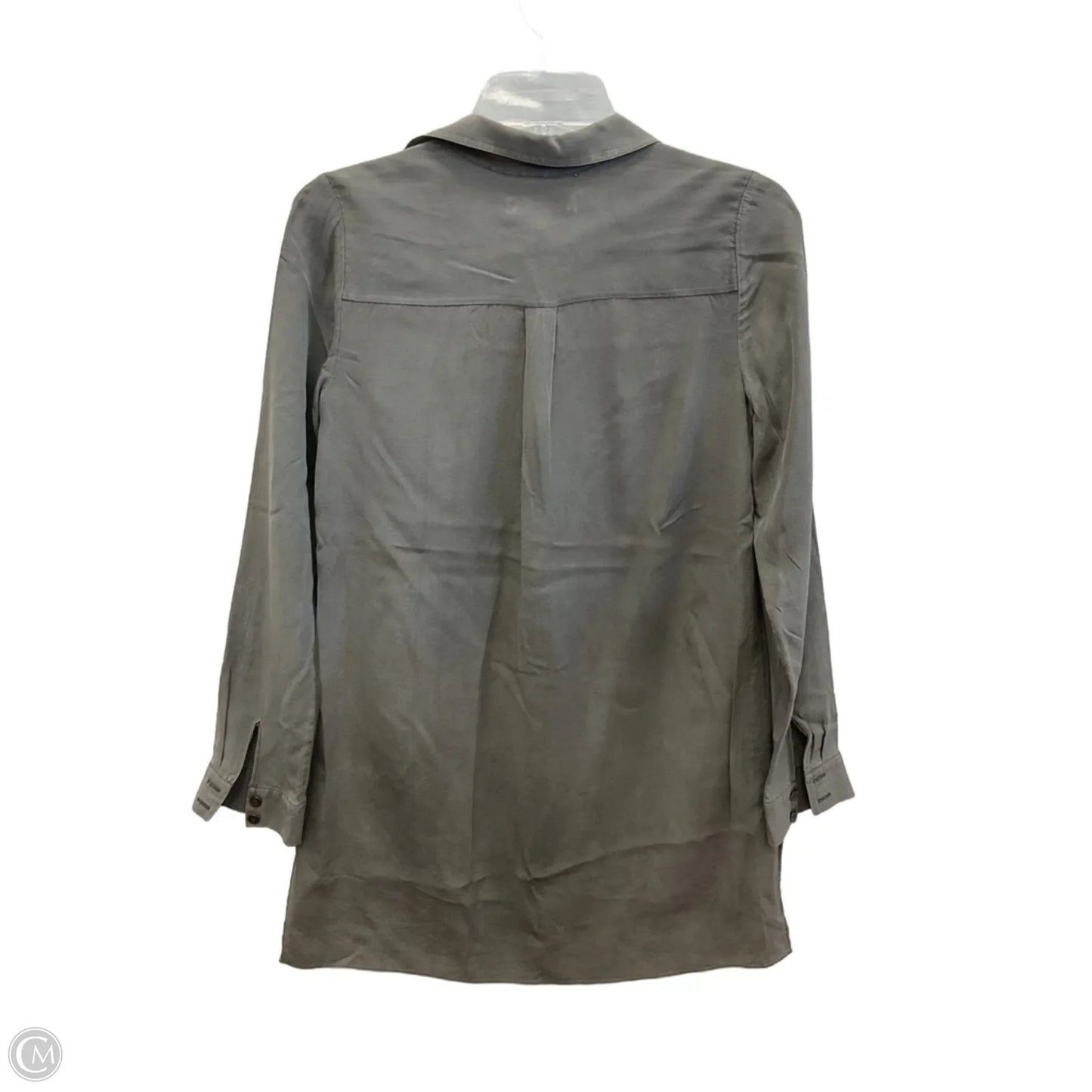 Top Long Sleeve Designer By Alice + Olivia In Grey, Size: Xs