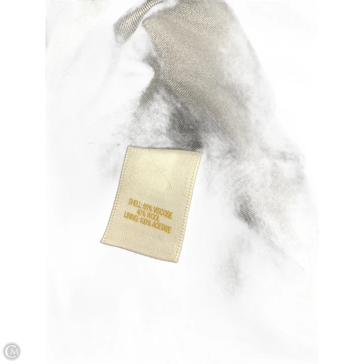 Dress Designer By Kate Spade In Black & Silver, Size: M