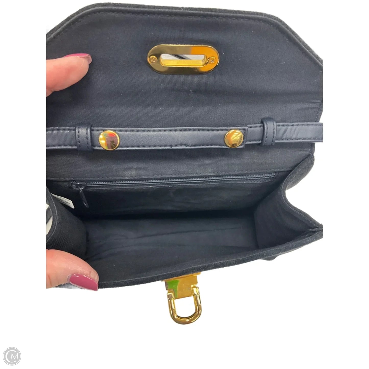Crossbody Leather By Clothes Mentor, Size: Small