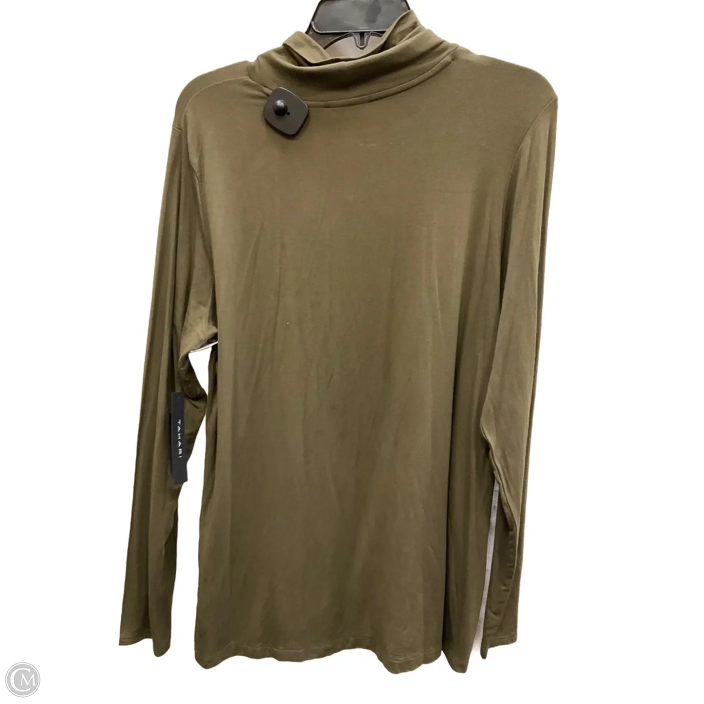 Top Long Sleeve By Tahari In Green, Size: Xl