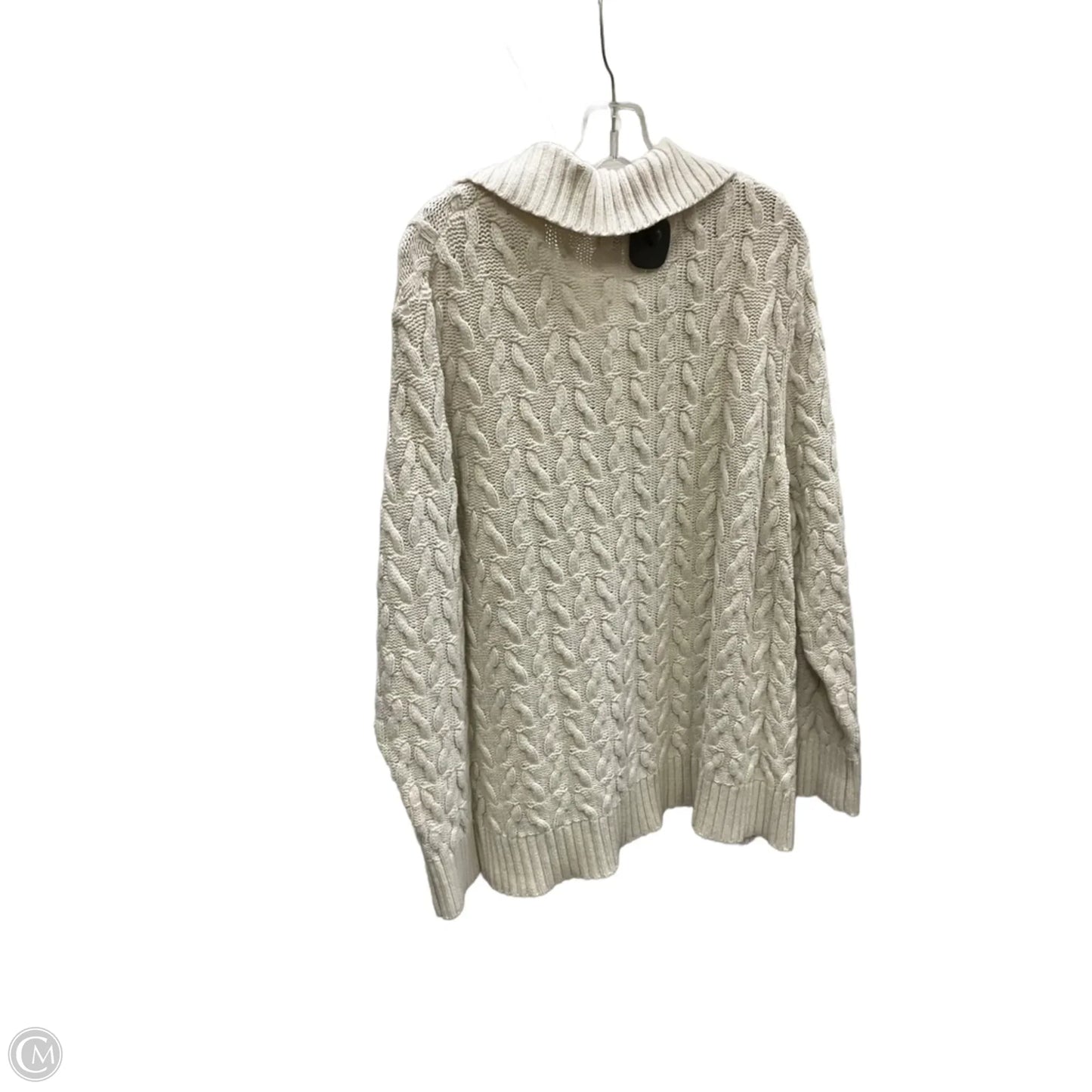 Sweater By Charter Club In Cream, Size: 2x