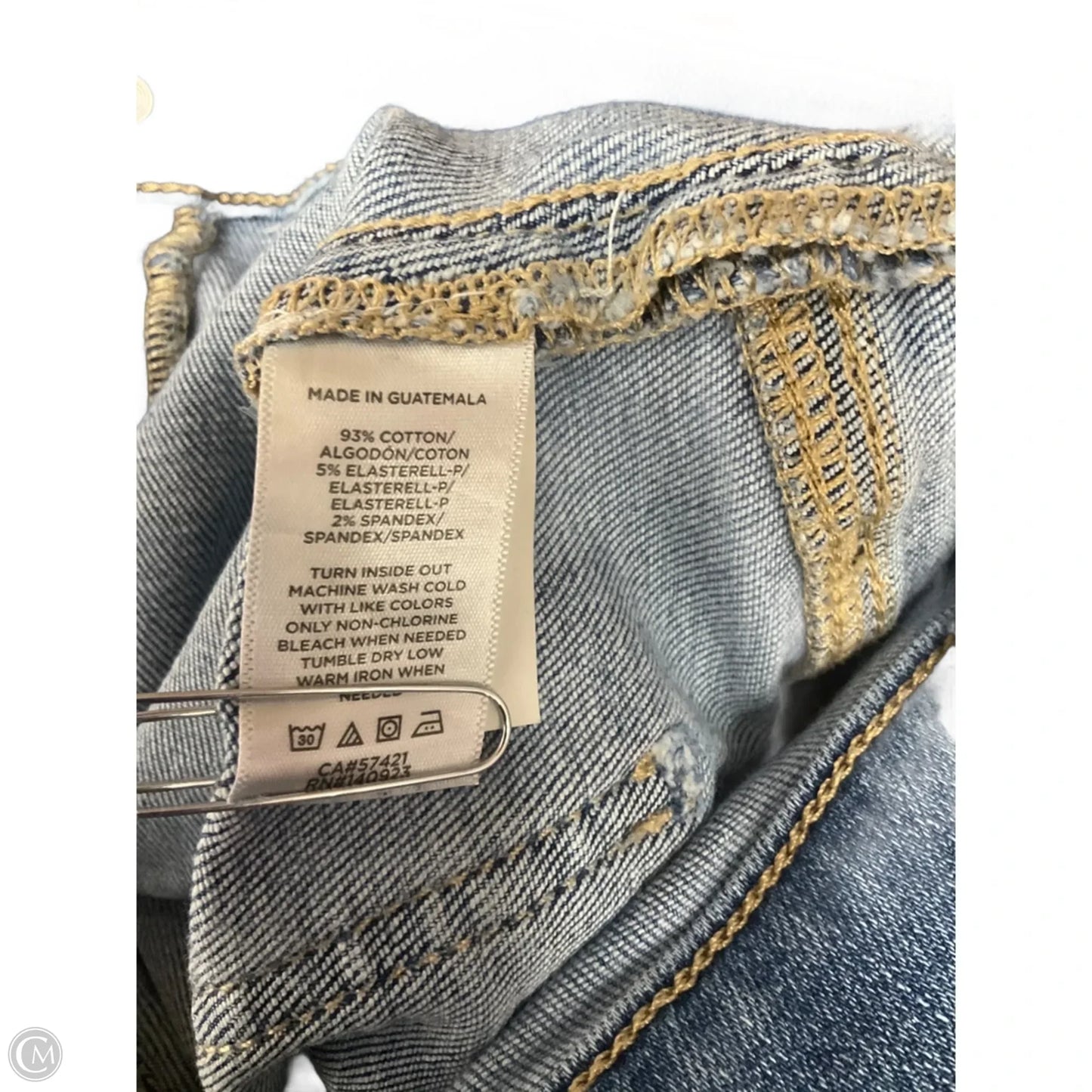 Jeans Boot Cut By Loft In Blue Denim, Size: 4