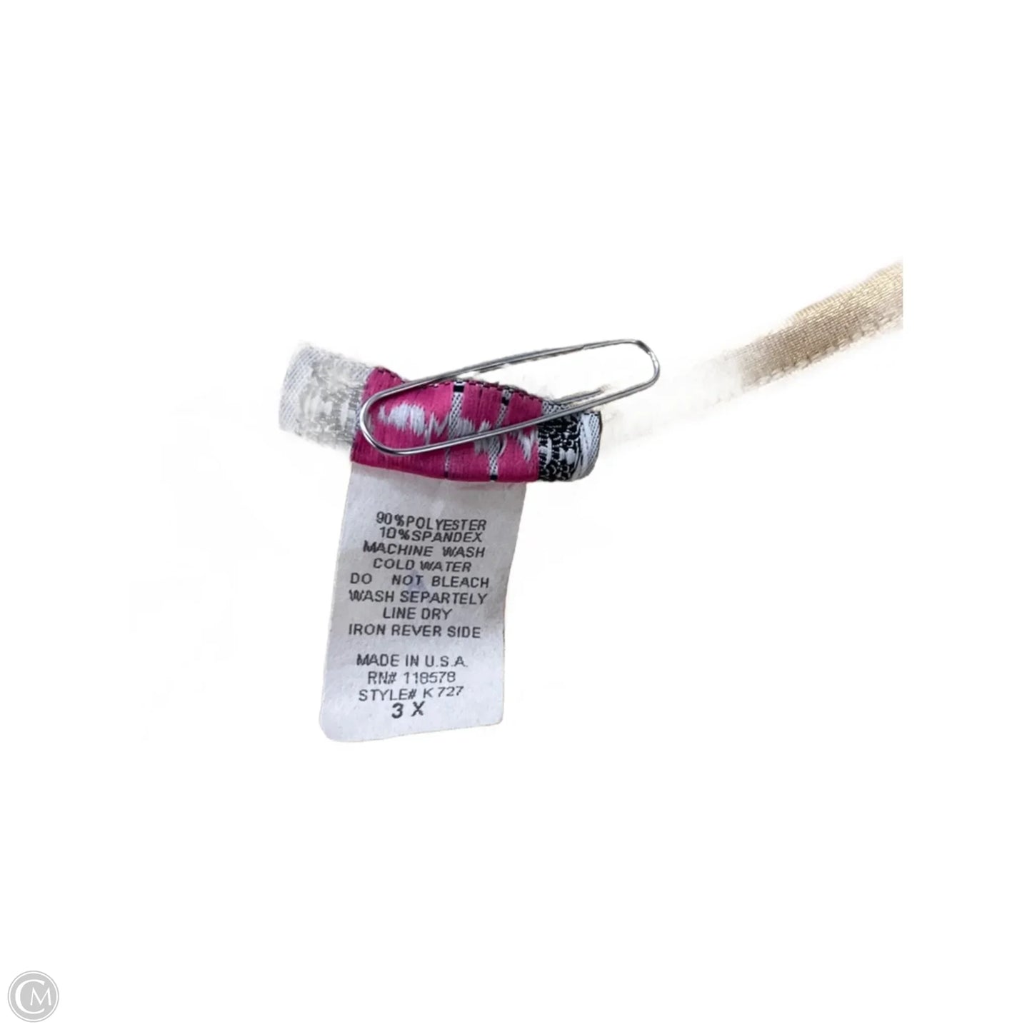 Top Sleeveless By Clothes Mentor In Gold, Size: 3x