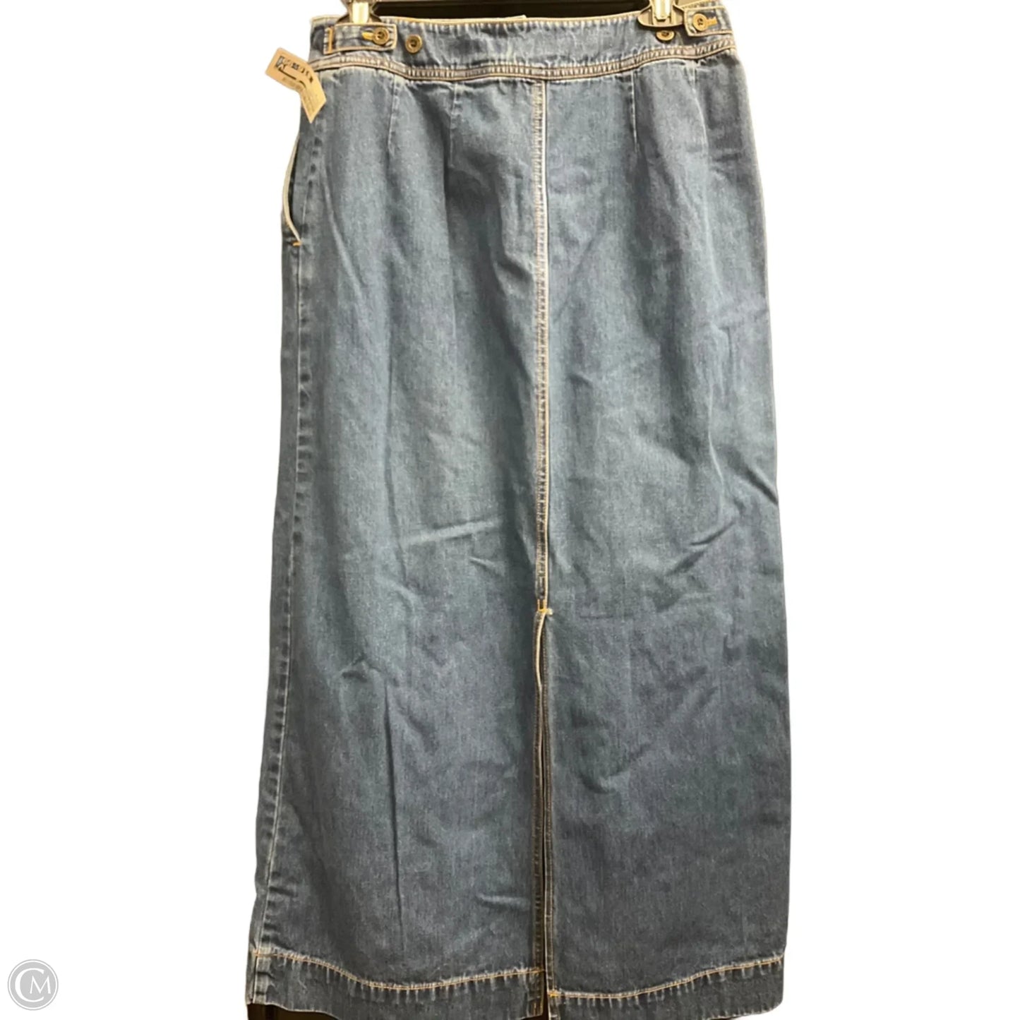Skirt Maxi By Eddie Bauer In Blue Denim, Size: 8