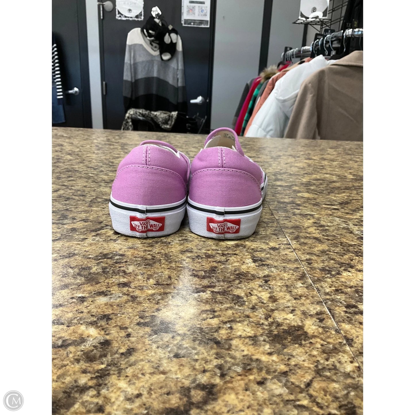 Shoes Sneakers By Vans In Pink, Size: 6.5