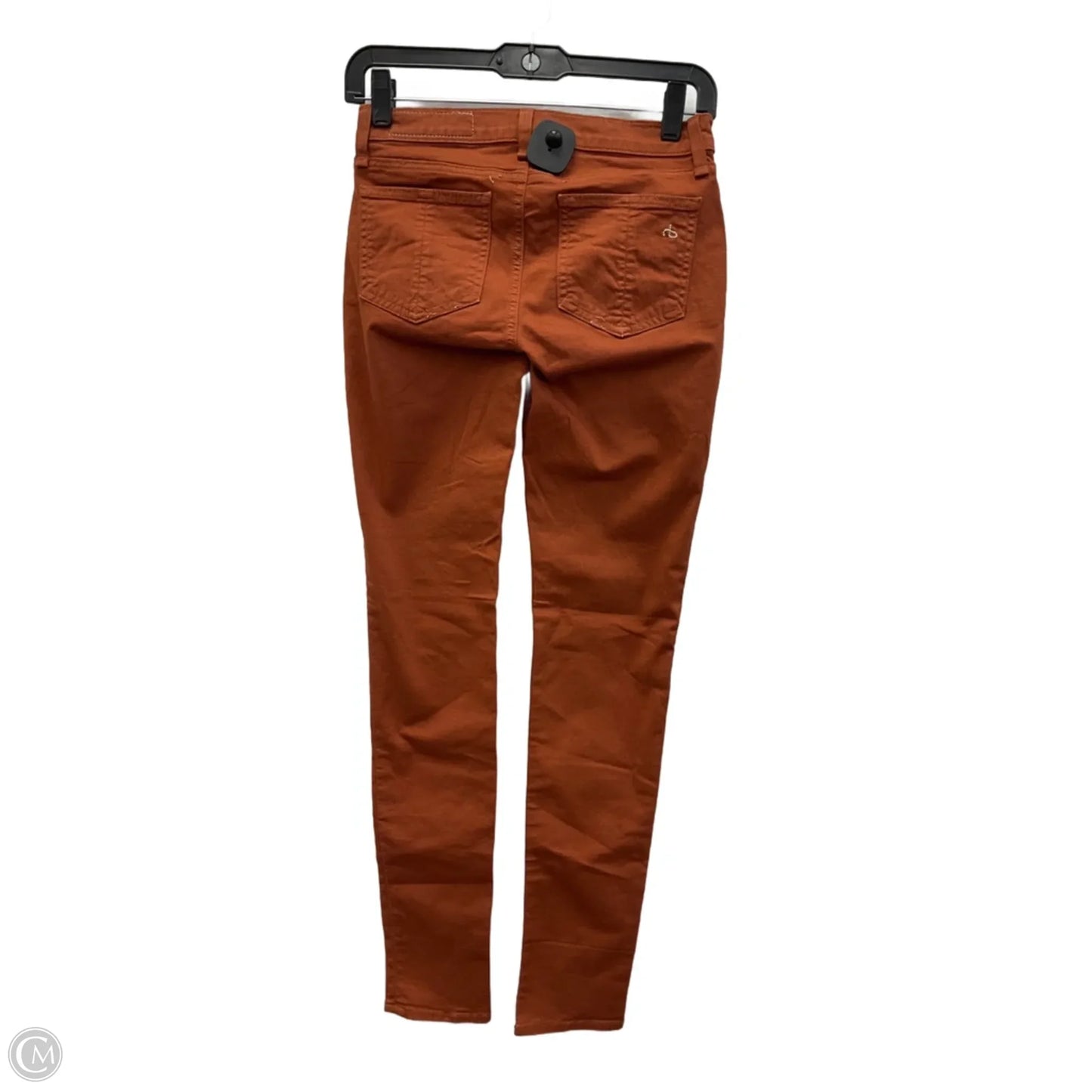 Jeans Skinny By Rag And Bone In Orange, Size: 2