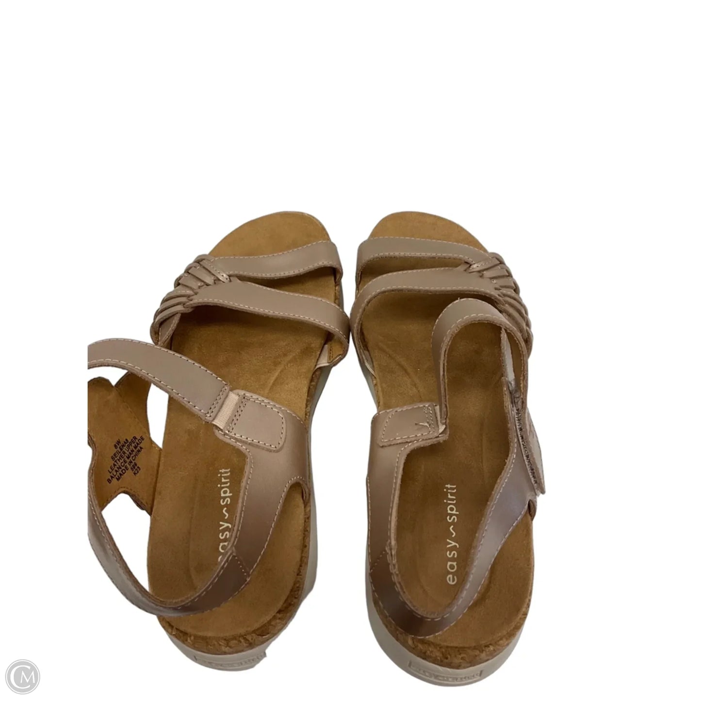 Sandals Flats By Easy Spirit In Brown, Size: 8