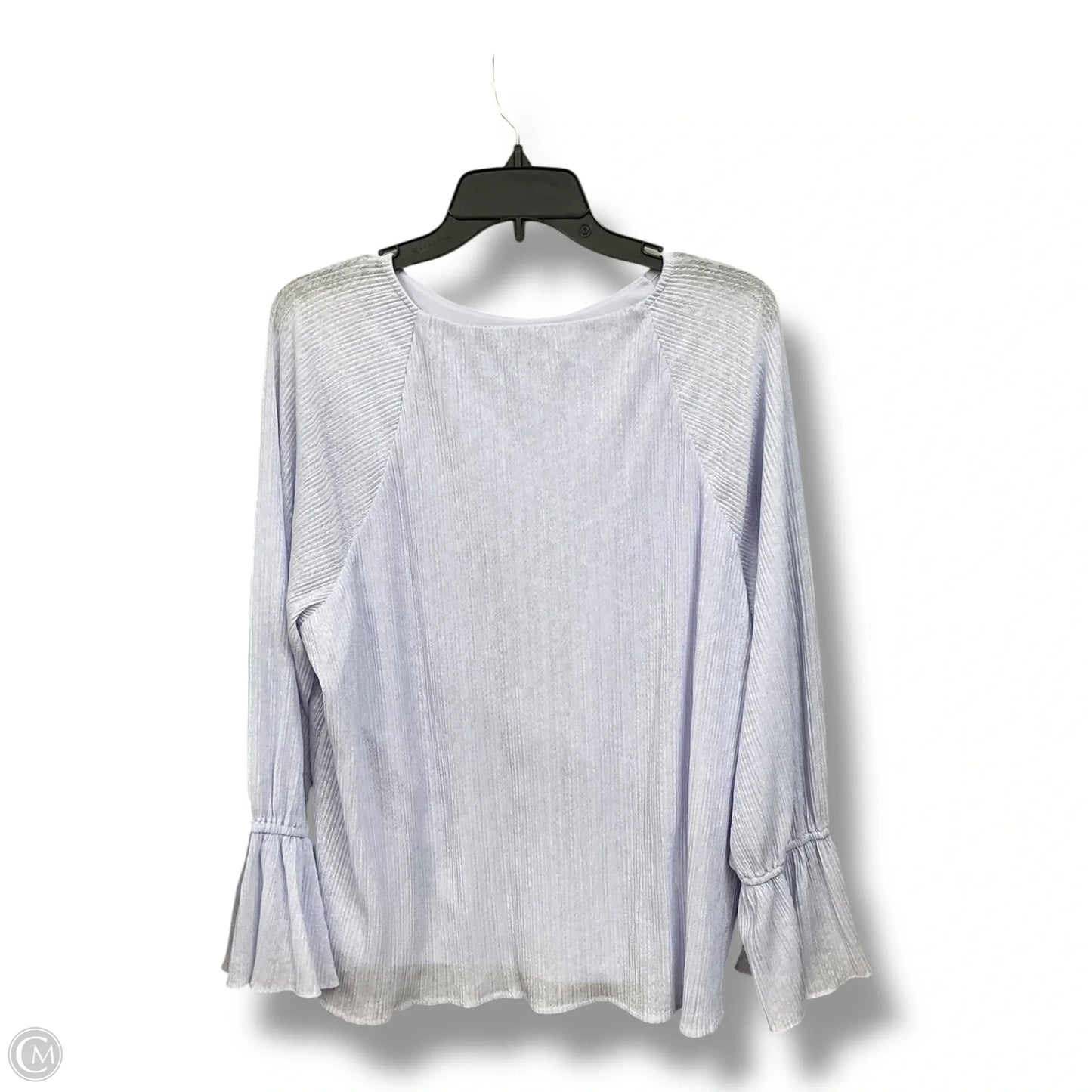 Blouse Long Sleeve By Alfani In Purple, Size: 1x