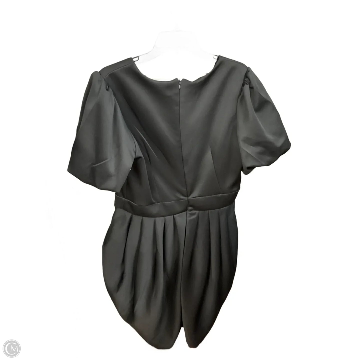 Dress Party Midi By Ashley Scott In Black, Size: 1x