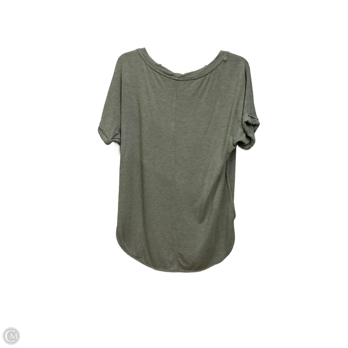 Top Short Sleeve Basic By Matty M In Green, Size: M