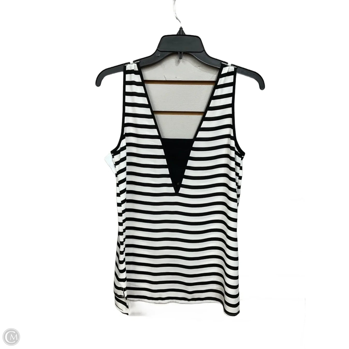 Top Sleeveless By Express In Striped Pattern, Size: S