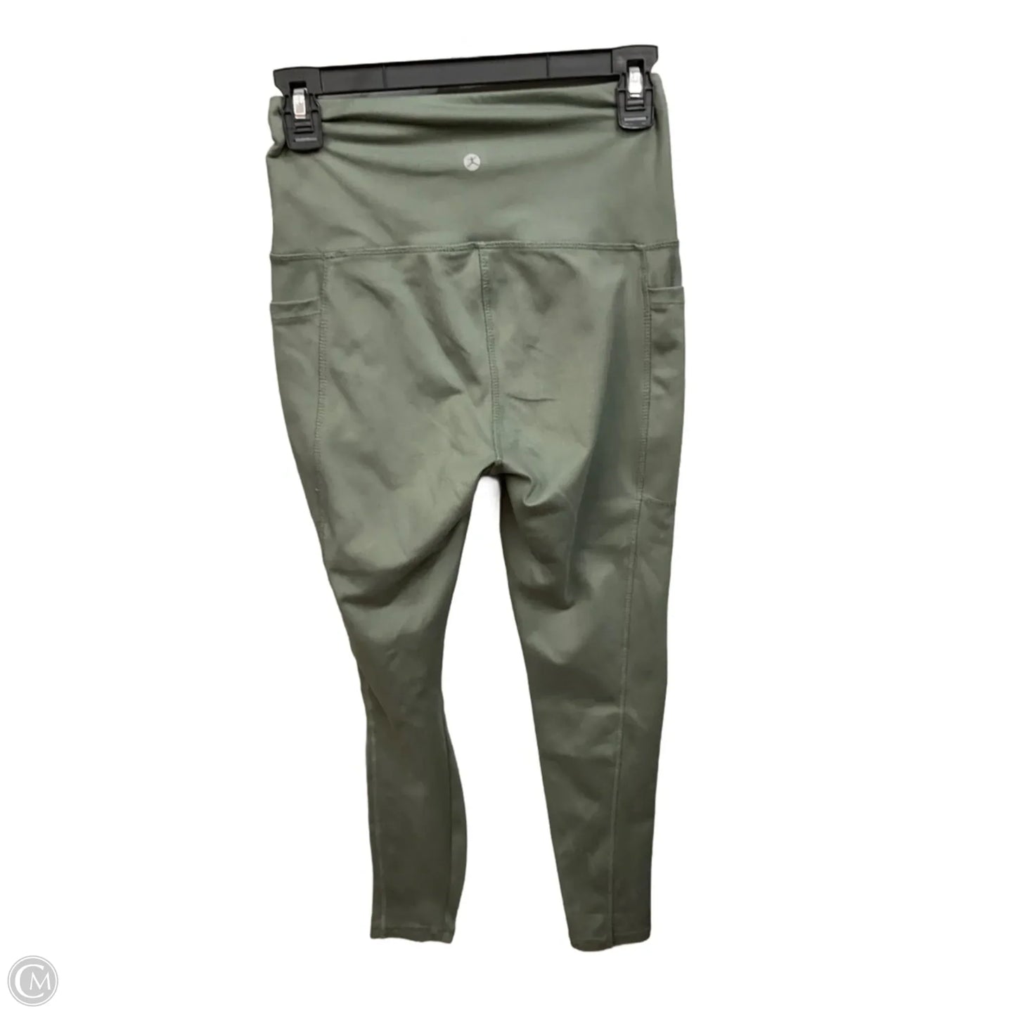 Athletic Leggings By Danskin In Green, Size: S