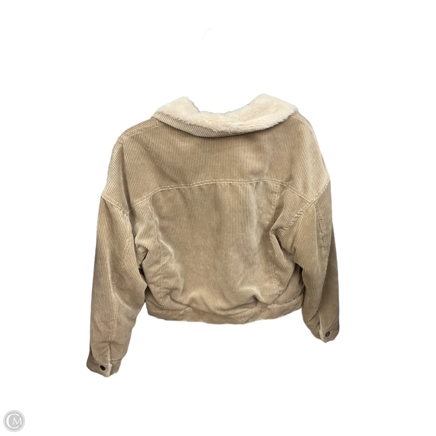 Jacket Faux Fur & Sherpa By Ci Sono In Beige, Size: M