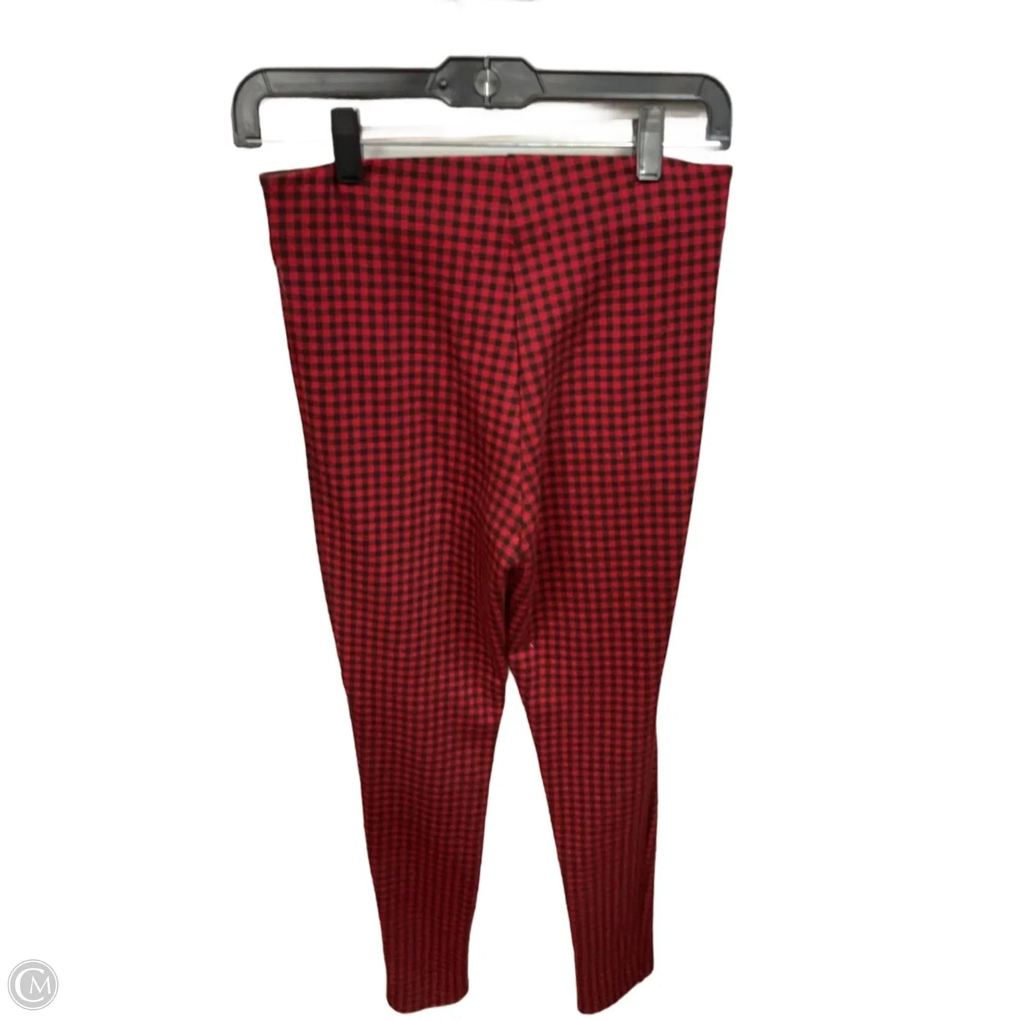 Pants Leggings By Zara Basic In Plaid Pattern, Size: 4