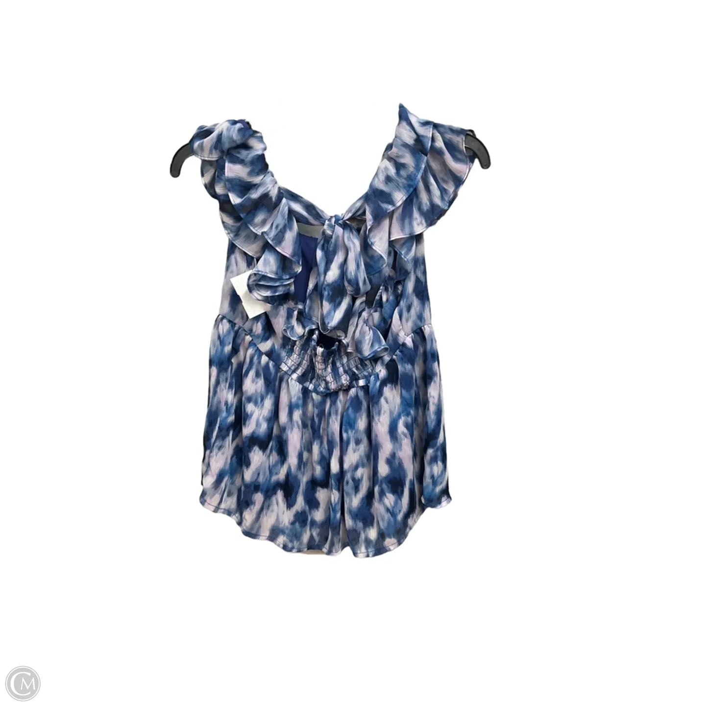 Top Sleeveless By Banana Republic In Tie Dye Print, Size: Xs