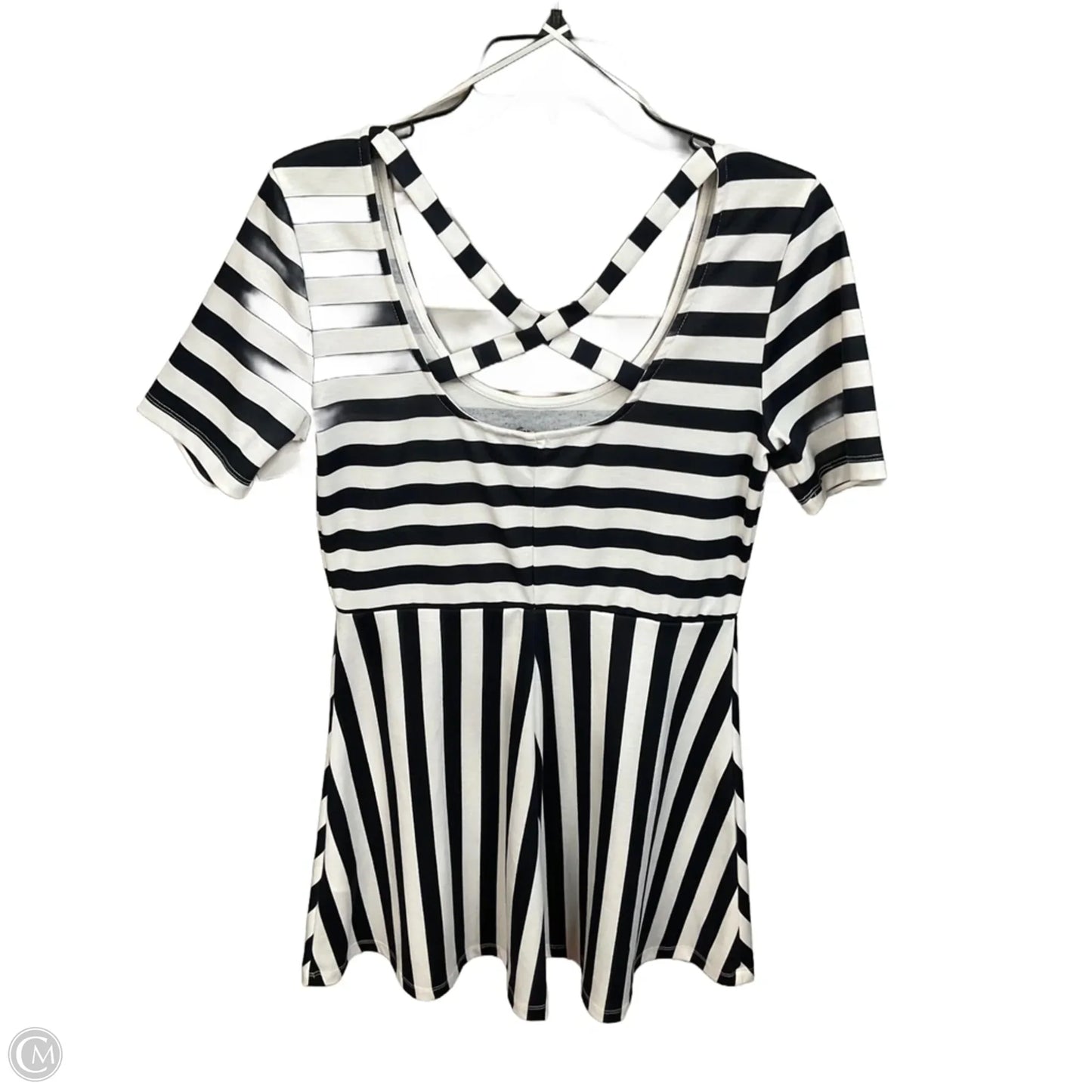 Dress Casual Short By H&m In Striped Pattern, Size: M