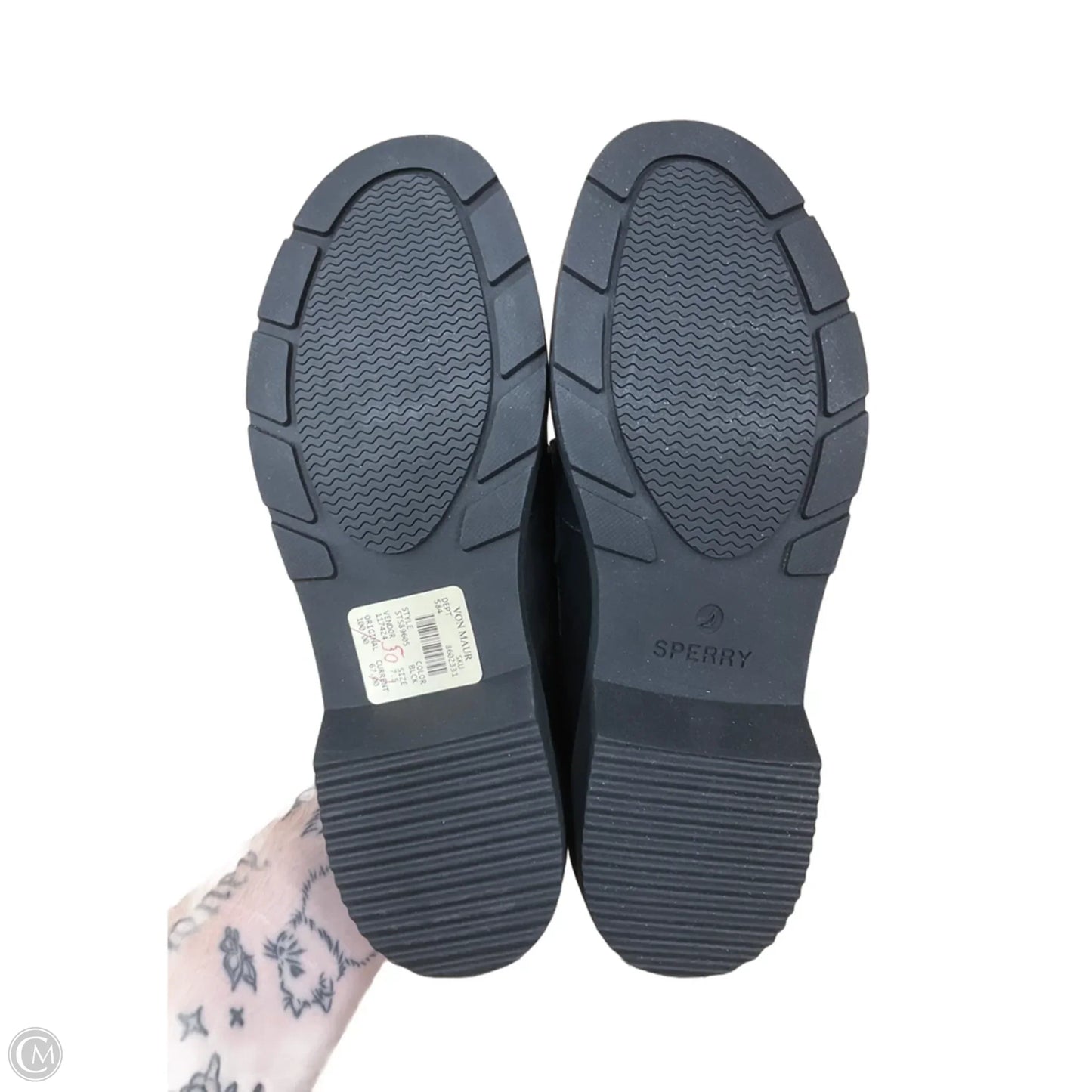 Shoes Flats By Sperry In Black, Size: 7.5