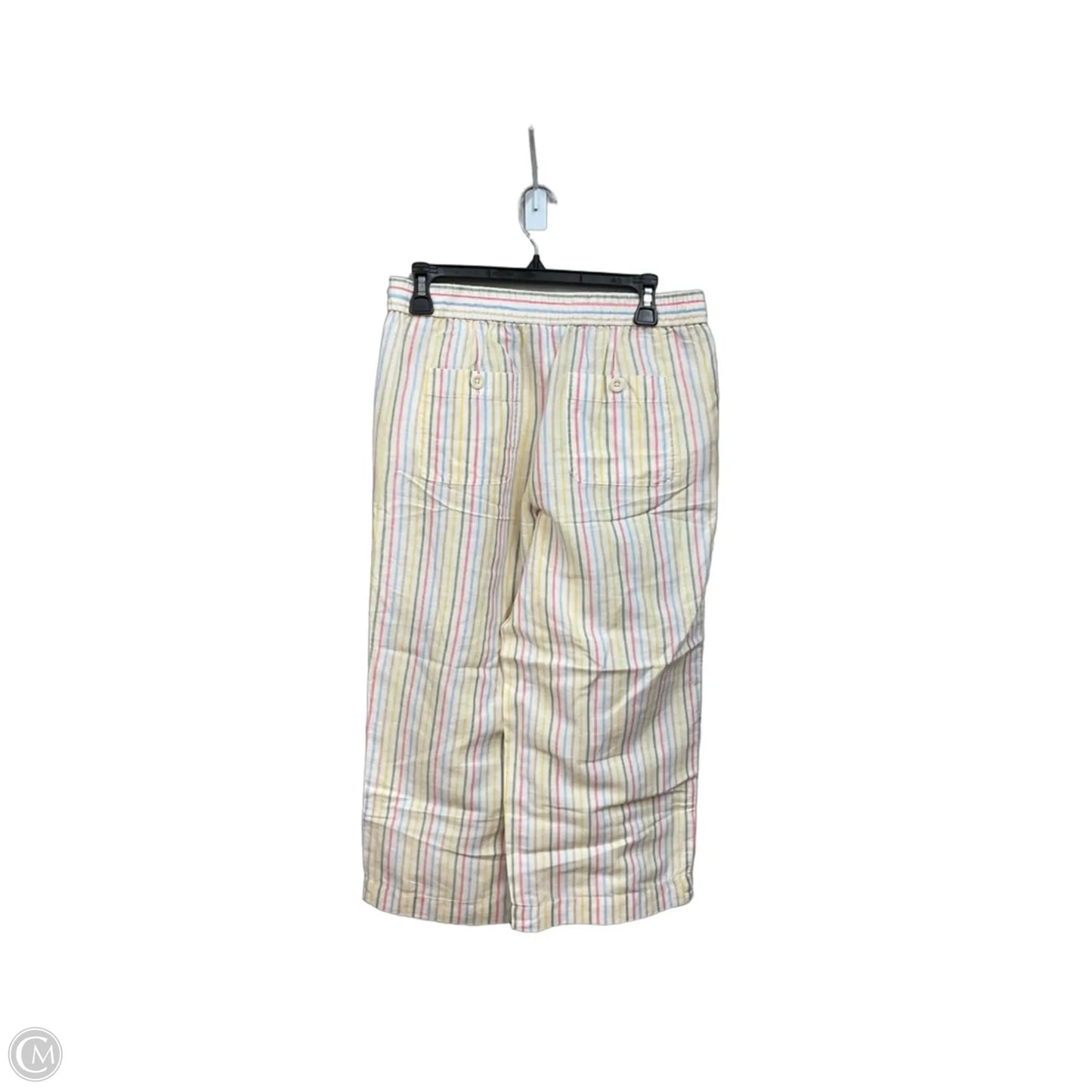 Pants Linen By Talbots In Striped Pattern, Size: 6p