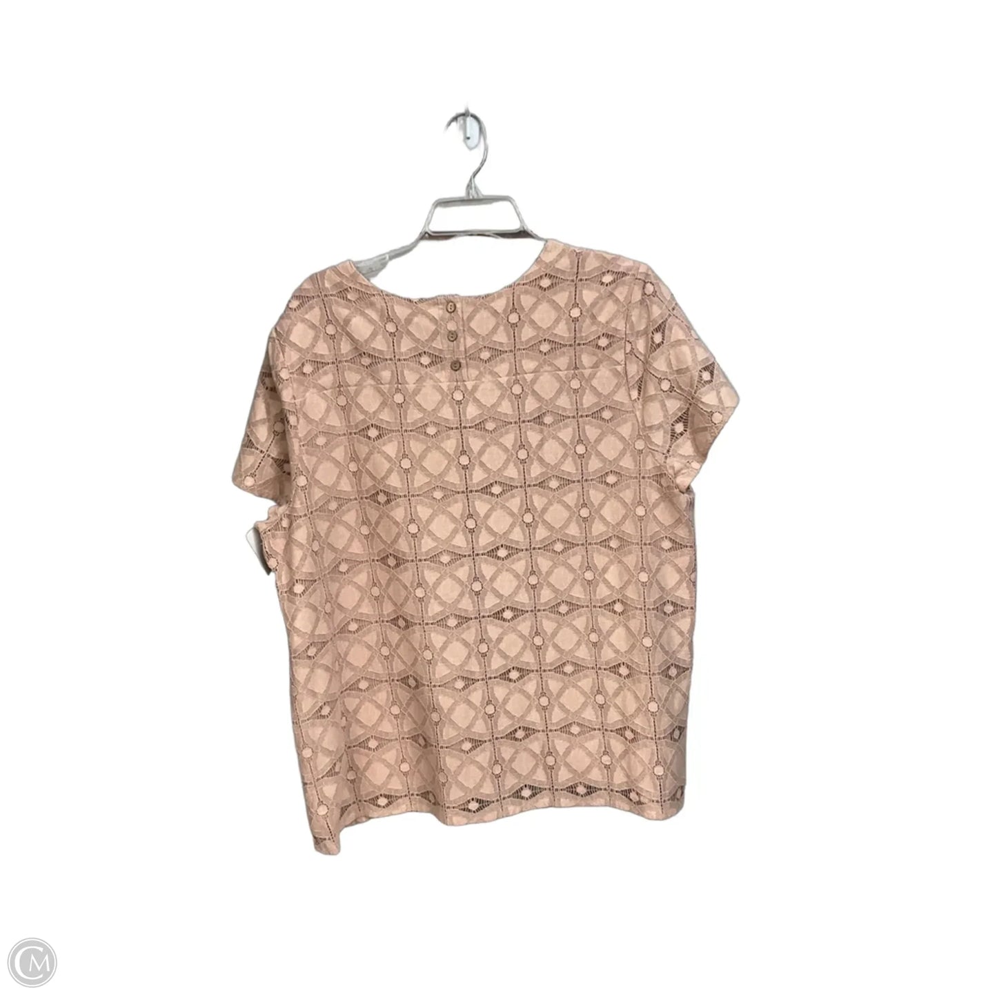 Top Short Sleeve By J. Jill In Pink, Size: Xl