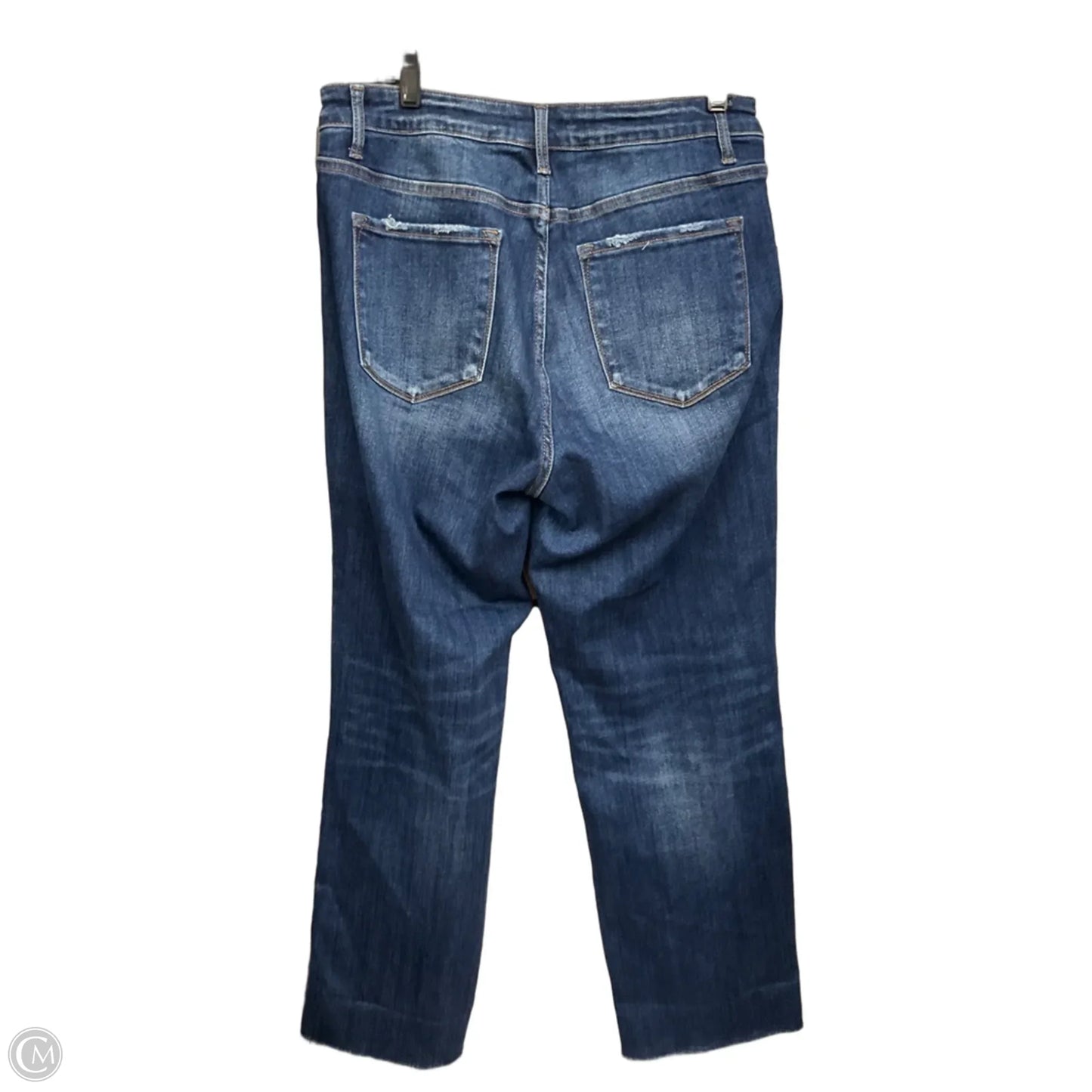 Jeans Boot Cut By Vervet In Blue Denim, Size: 14