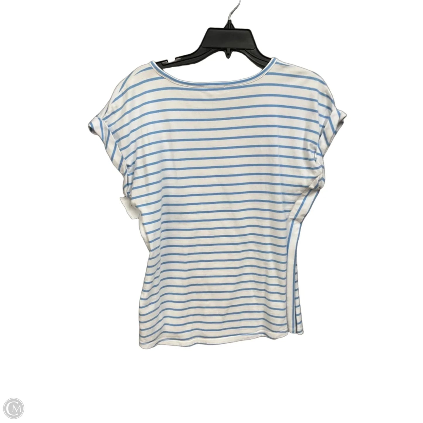 Top Sleeveless By Talbots In Striped Pattern, Size: M