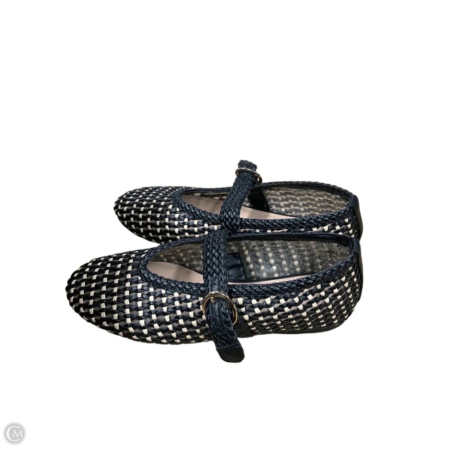 Shoes Flats By Universal Thread In Black & Tan, Size: 6.5