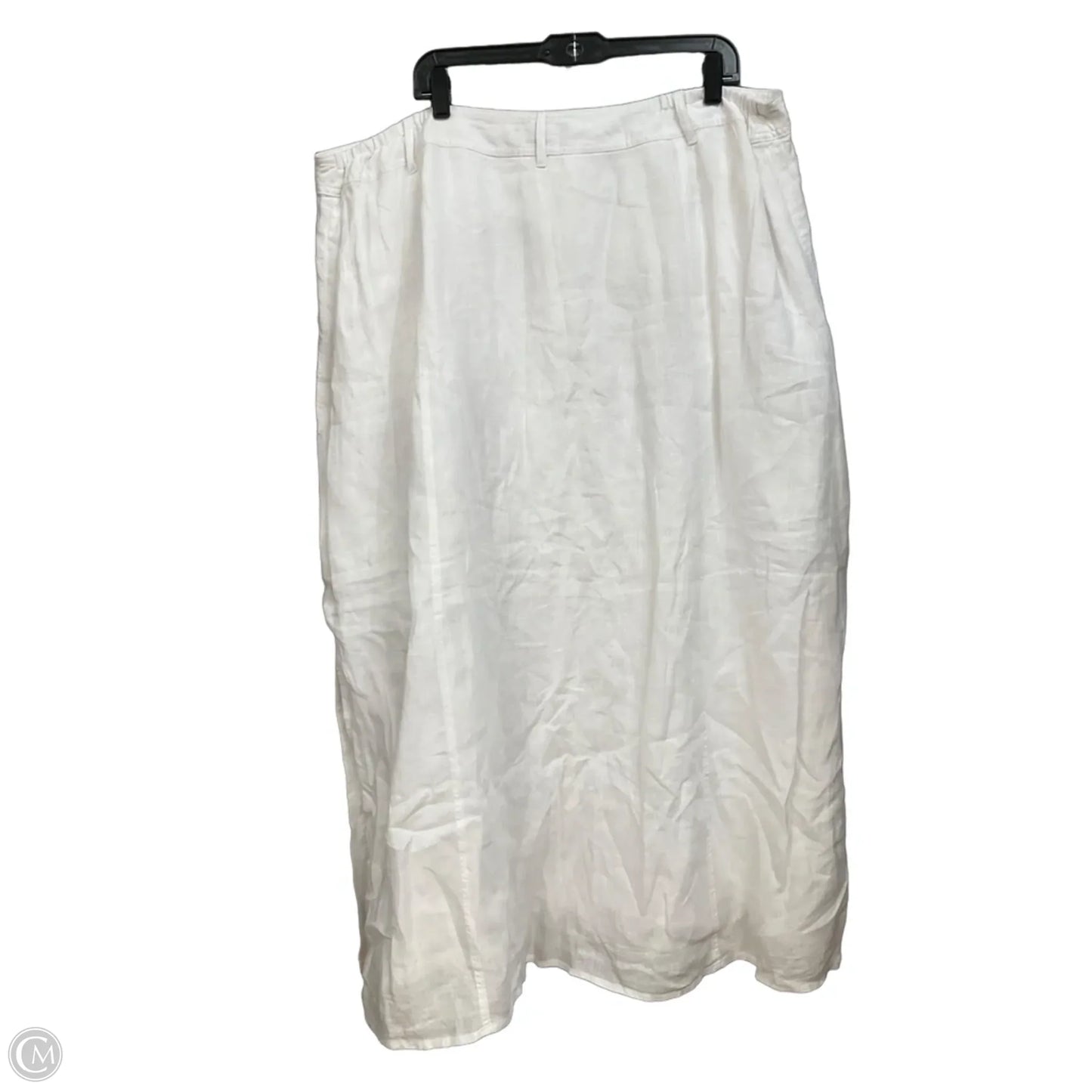 Skirt Maxi By Talbots In White, Size: 22