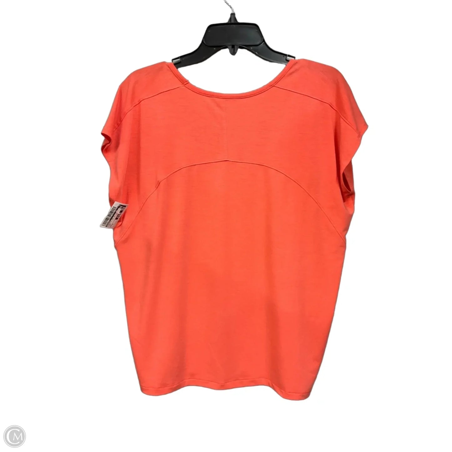 Athletic Top Short Sleeve By Athleta In Coral, Size: M